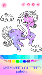 اسکرین شات 1 بازی My Little Unicorn: Kids Color