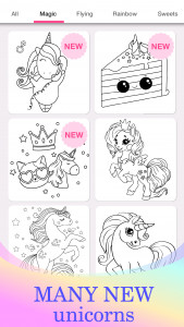 اسکرین شات 4 بازی My Little Unicorn: Kids Color