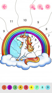 اسکرین شات 1 بازی My Little Unicorn by Numbers