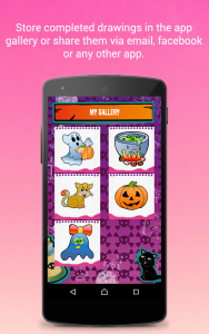 اسکرین شات بازی هالووین رنگ آمیزی 2