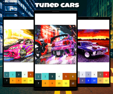 اسکرین شات بازی Cars Coloring Book Racing Cars Pixel Art 6