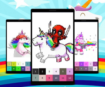 اسکرین شات بازی Unicorn Coloring Book 2020 ALL UNICORNS! 5