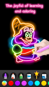 اسکرین شات بازی Learn to Draw Glow Cartoon 7