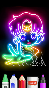 اسکرین شات 6 برنامه Draw Glow Comics