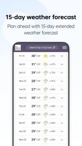 اسکرین شات برنامه Weather 1