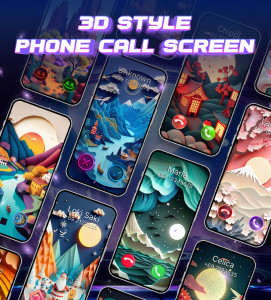 اسکرین شات برنامه Color Phone: Call Screen Theme 3