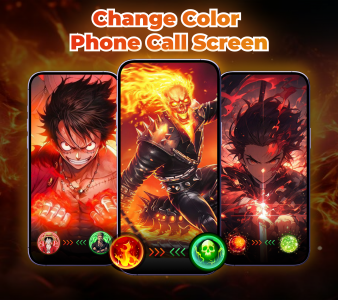 اسکرین شات 2 برنامه Color Phone: Call Screen Theme