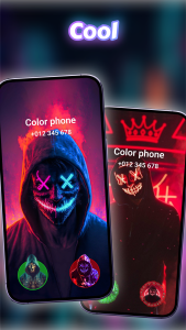 اسکرین شات 6 برنامه Color Phone Call Screen Themes