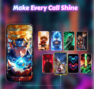 اسکرین شات 2 برنامه Color Phone Call Screen Themes