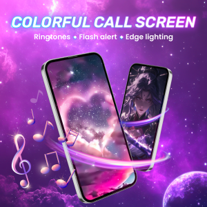 اسکرین شات 1 برنامه Call Screen & Ringtones Music