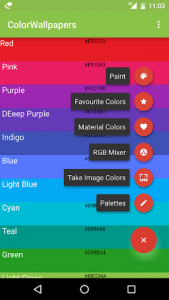 اسکرین شات برنامه Solid Color Wallpaper - Color Generator - Codes 1