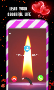 اسکرین شات برنامه Color Phone Launcher - Call Screen Theme, Flash 4