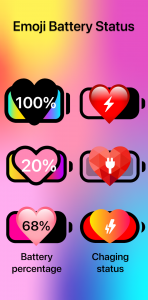 اسکرین شات 1 برنامه Emoji Battery Widget