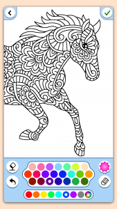 اسکرین شات بازی Animal coloring mandala pages 1
