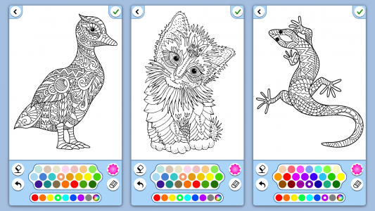 اسکرین شات بازی Animal coloring mandala pages 8