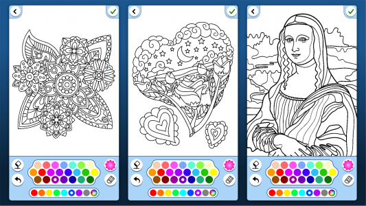 اسکرین شات برنامه Coloring Book for Adults 6