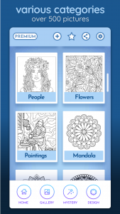 اسکرین شات برنامه Coloring Book for Adults 2