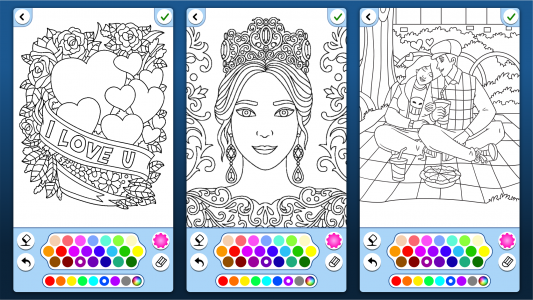 اسکرین شات برنامه Coloring Book for Adults 7