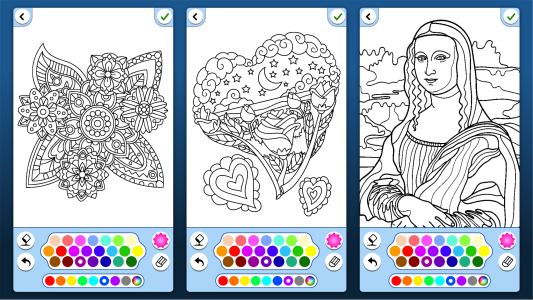 اسکرین شات 6 برنامه Coloring Book for Adults