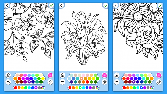 اسکرین شات بازی Adult Coloring: Flowers 6