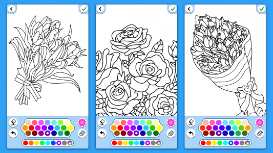 اسکرین شات بازی Adult Coloring: Flowers 7