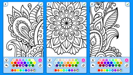 اسکرین شات 6 برنامه Mandala coloring book adults