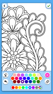 اسکرین شات برنامه Mandala coloring book adults 3
