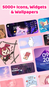 اسکرین شات 2 برنامه Color Widget - Theme Pack