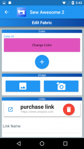 اسکرین شات 4 برنامه Sew Awesome 2 (Sewing Tracker)