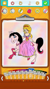 اسکرین شات برنامه Princess Coloring Pages 2