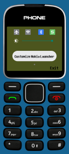 اسکرین شات برنامه Nokia 1280 Launcher 4