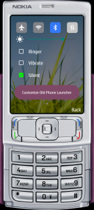 اسکرین شات برنامه Nokia N95 Launcher 6