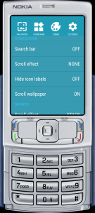 اسکرین شات برنامه Nokia N95 Launcher 4