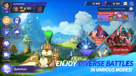 اسکرین شات 4 بازی Summoners War: Lost Centuria