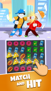 اسکرین شات بازی Match Hit - Puzzle Fighter 1