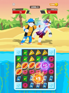 اسکرین شات بازی Match Hit - Puzzle Fighter 6