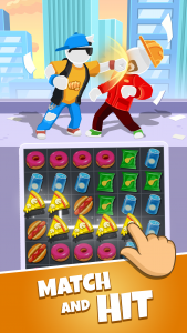 اسکرین شات 1 بازی Match Hit - Puzzle Fighter