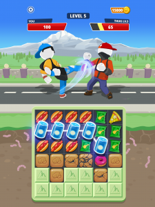 اسکرین شات بازی Match Hit - Puzzle Fighter 7