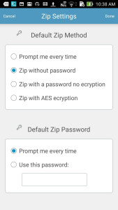 اسکرین شات 3 برنامه iZip - Zip Unzip Tool