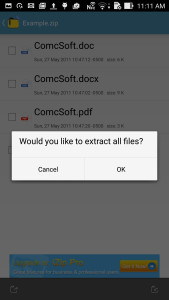 اسکرین شات 4 برنامه iZip - Zip Unzip Tool
