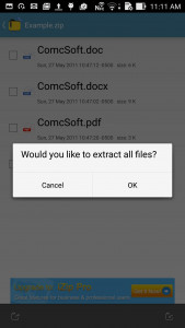 اسکرین شات برنامه iZip - Zip Unzip Tool 4