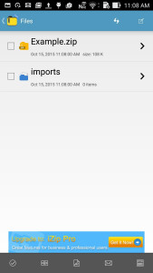 اسکرین شات 2 برنامه iZip - Zip Unzip Tool