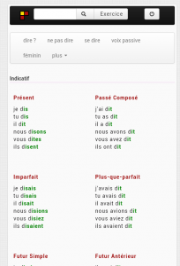 اسکرین شات برنامه French Conjugation 4