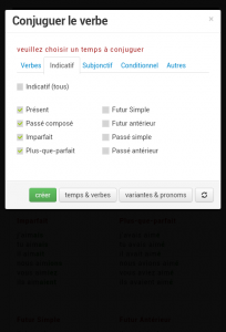 اسکرین شات برنامه French Conjugation 5