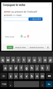اسکرین شات برنامه French Conjugation 6