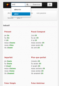 اسکرین شات برنامه French Conjugation 1