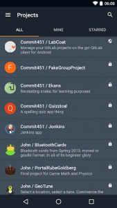 اسکرین شات برنامه LabCoat for GitLab 1