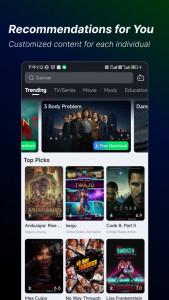 اسکرین شات برنامه MovieBox - Movies & TV Shows 1