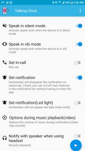 اسکرین شات 6 برنامه Speaking Clock - Sleep Alarm