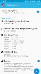 اسکرین شات 1 برنامه Speaking Clock - Sleep Alarm